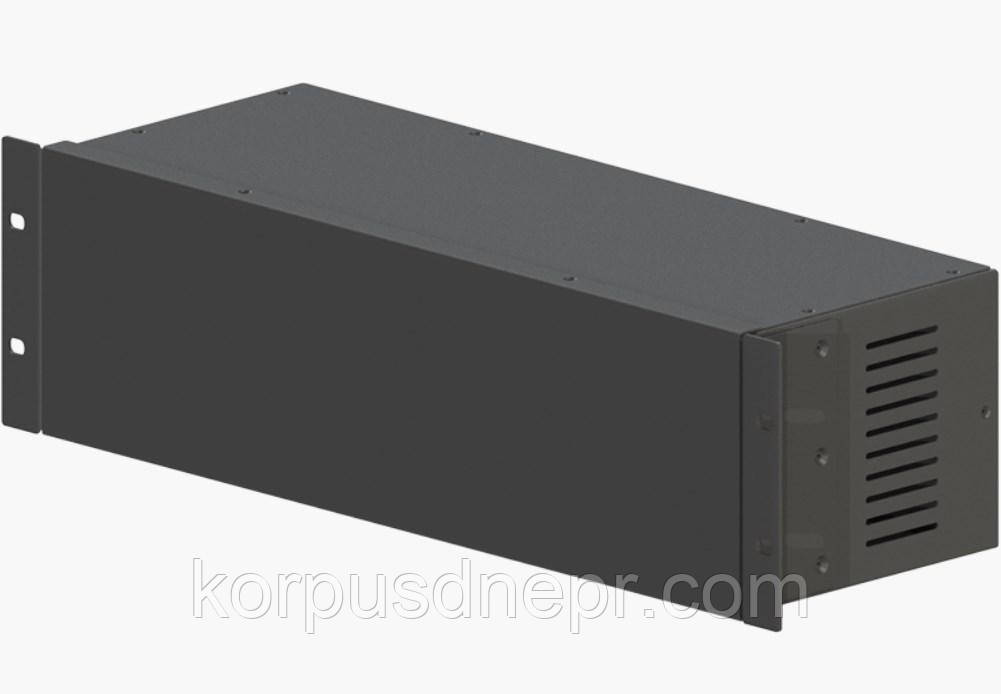 Корпус металевий 3U-160S в 19" стійку Rack 430х160х132 з вентиляцією
