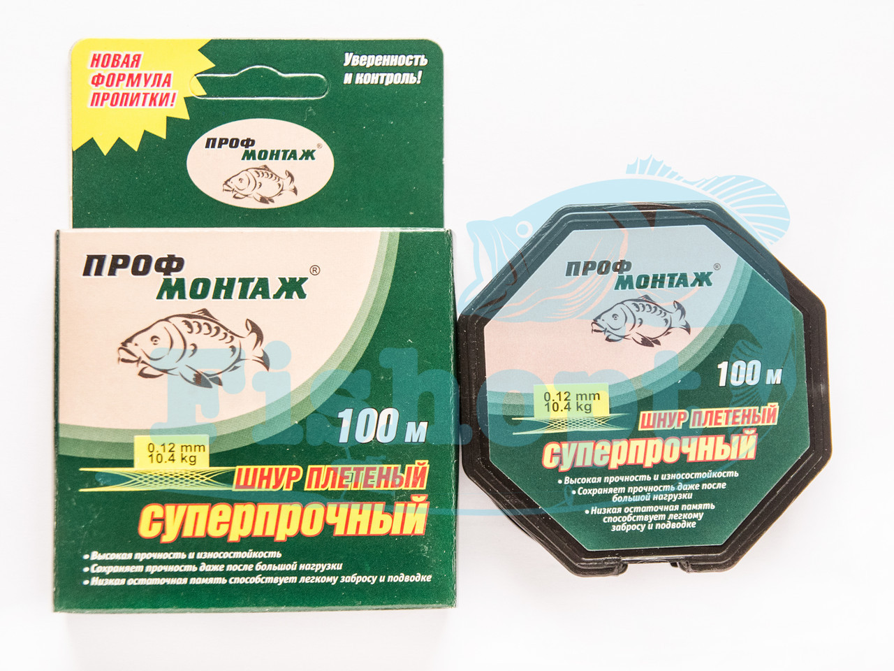Шнур плетений ПрофМонтаж із просоченням 0,30 mm 100m