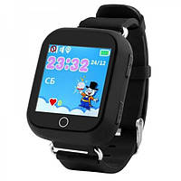 Розумний дитячий годинник з GPS-трекером Smart Baby Watch Q100S/Q750 Чорний (GPS+LBS+WIFI)