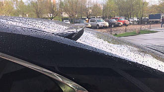 Козирок бленда заднього скла Lexus ES 2012+ р. в.