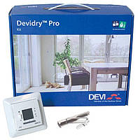 Комплект DEVIdry Pro Kit (19 911 006) терморегулятор, кабель, скотч, ключ, тепла підлога Devi, Діві електричний