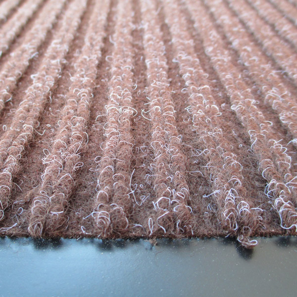 Брудозахисний килимок поліпропіленовий на основі пвх коричневий, strip 120x180-brown