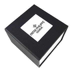 Чорна подарункова коробка Patek Philippe для наручного годинника