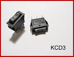 Перемикач консольний KCD3-1, 250V,15A.