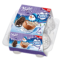 Milka Snowballs Oreo шоколадные шарики (снежки) с начинкой 4 шт, 112 грамм