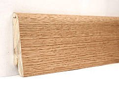 Плінтус Євро Дуб натур 60 мм