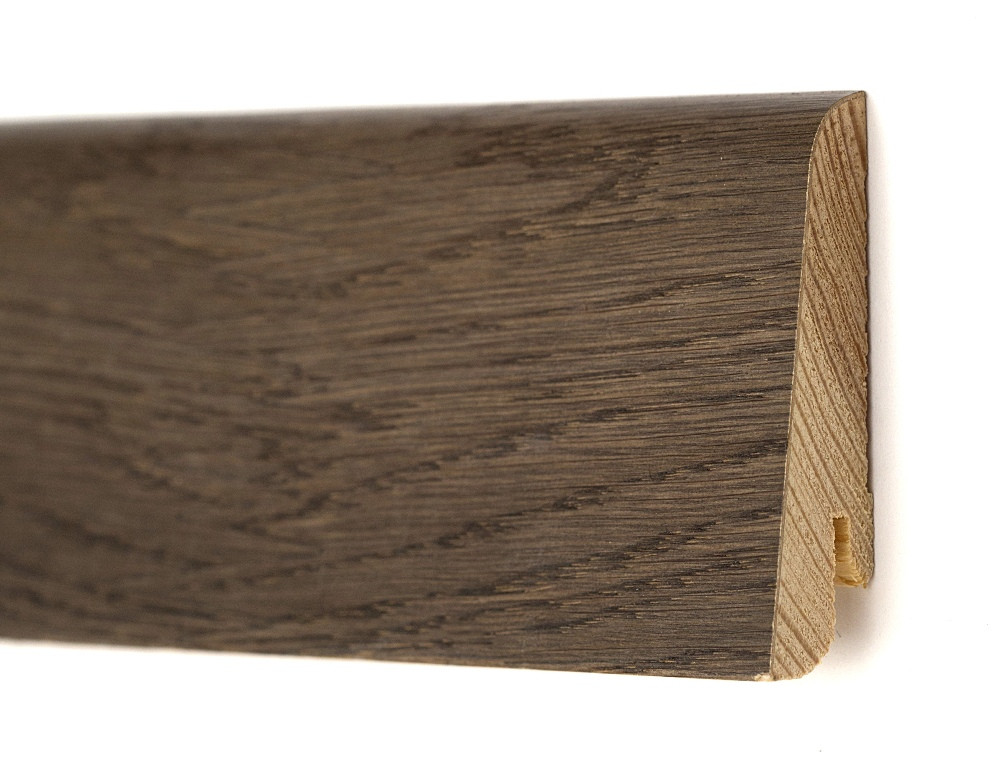 Плінтус Євро Дуб Базальт, фото 1