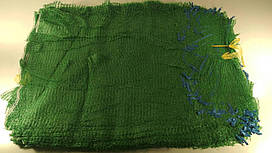 Сітка овочева сітка мішок для овочів (р50х80) 40кг зелена (100 шт)