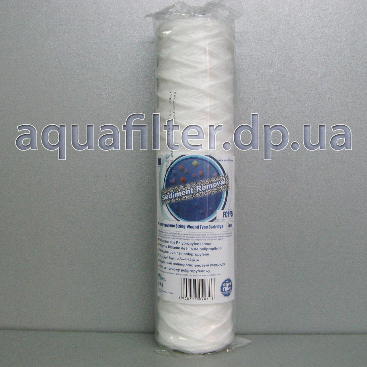 Низяний картридж Aquafilter FCPP5 5 мкм 10", фото 1