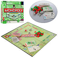 Настільна гра "Монополія" 6123 UA, жетони, картки, кубики