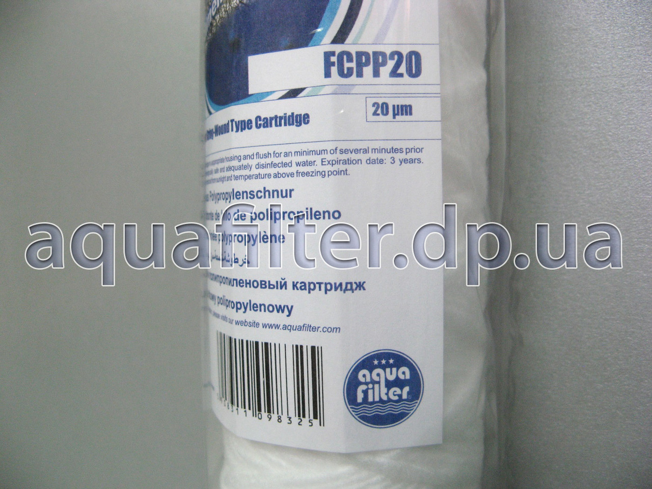 Нитяной картридж Aquafilter FCPP20 20 мкм 10" - фото 3 - id-p374667535