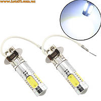 Автолампи H3 5 COB LED 6000 K світлодіодні лампочки для авто краще за галогенові та ксенонові