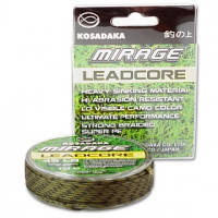 Лидкор Kosadaka Mirage Leadcore 45lb коричнево-чорний, 10 м