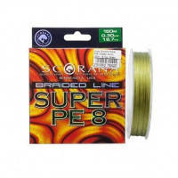 Шнур Kosadaka Scorana Super PE 8 150M 32,40 KG Green 0,40 мм