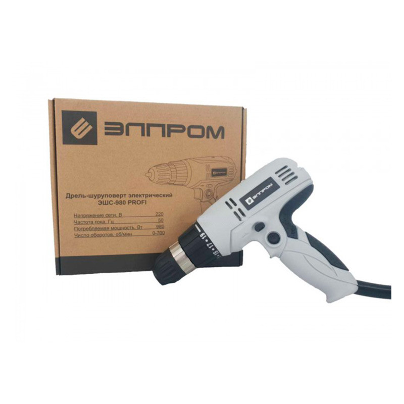 Мережевий шурупокрут Елпром ЕШС-980 PROFI, фото 1