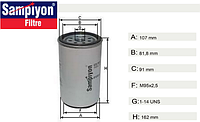 Фильтр сепаратор топлива R90P 10975F YY5016 1296851 CS1434M Sampiyon