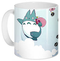 Кружка Geek Land біла Мій сусід Тоторо My Neighbor Totoro на хмаринці NT.02.034