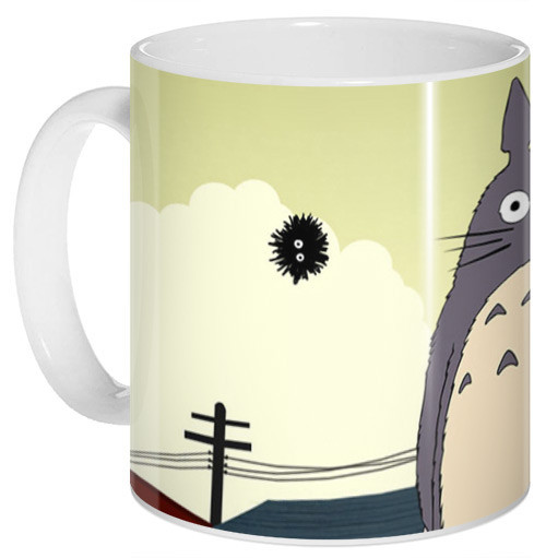 Кухоль Geek Land білий Мій сусід Тоторо My Neighbor Totoro мінімалізм NT.02.023, фото 1