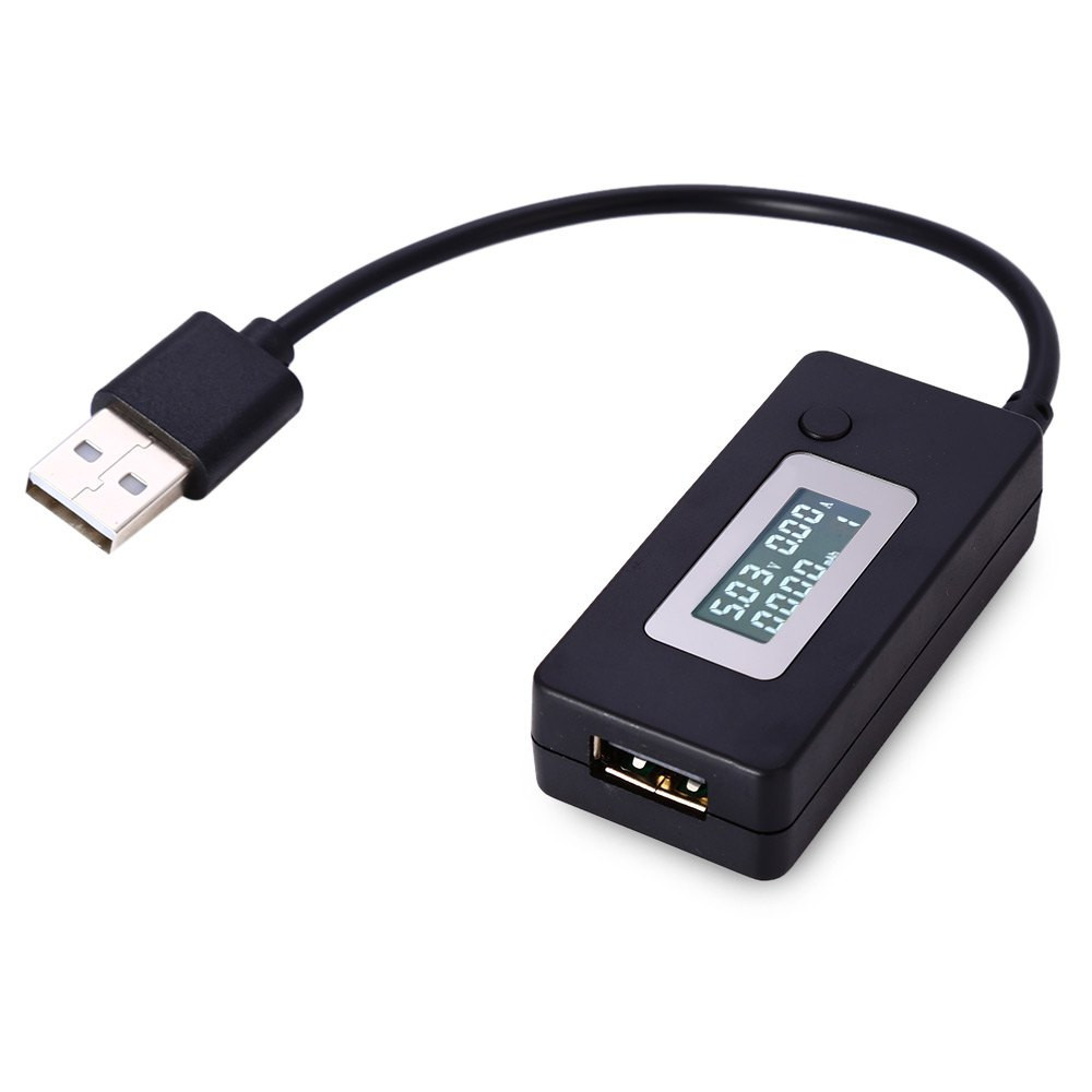 USB тестер струму та напруги kcx-017 для перевірки заряджань/кабелів/Power Bank + Резистор до 3 А