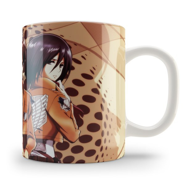 Кружка Geek Land біла Атака Титанів Attack on Titan Ерен та Мікаса AT.02.024, фото 1