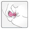Вібратор Adrien Lastic Caress з крутятся насадками для стимуляції ерогенних зон 777Shop.com.ua, фото 6