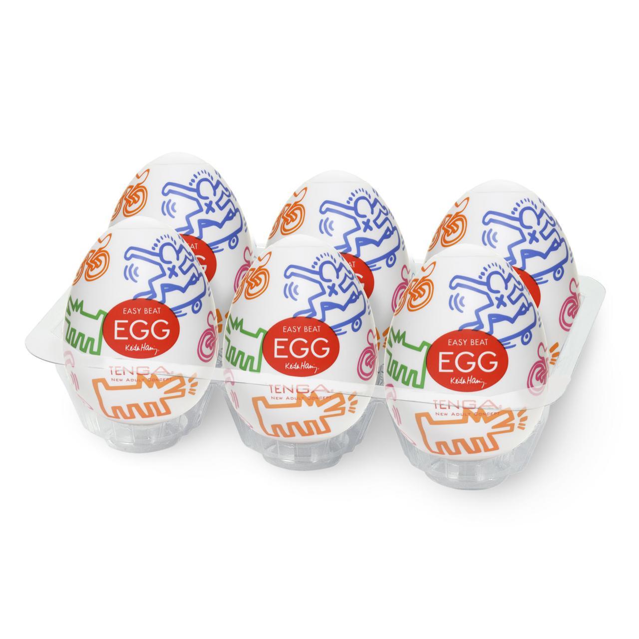 Набір Tenga Keith Haring EGG Street (6 яєць) 777Shop.com.ua