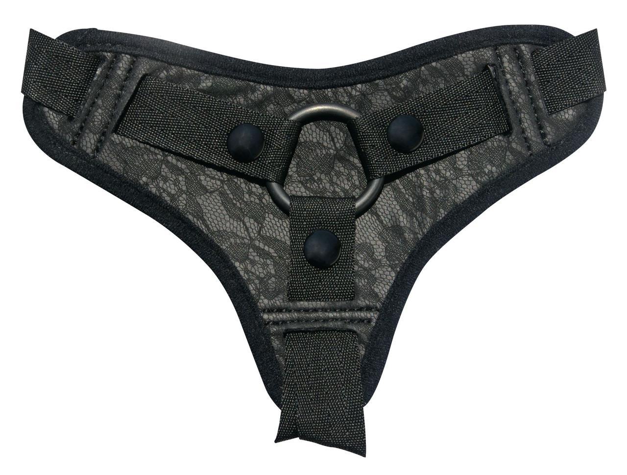 Труси для страпона Sportsheets Midnight Lace Strap-On, оздоблення під мереживо, комфортні 777Shop.com.ua