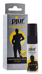 Пролонгує спрей pjur Superhero Spray 20 мл, вбирається в шкіру, натуральні компоненти 777Shop.com.ua
