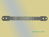 Нож двухсторонний для упаковки мороженого 172х18х1,4 мм