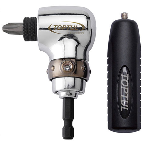 Перехідник кутовий 90° під шуруповерт TOPTULTGC0808, фото 1