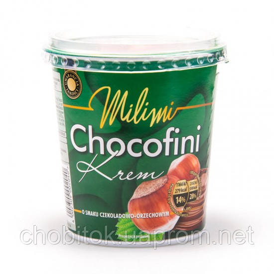Шоколадно-горіхова паста Chocofini Польща - фото 4 - id-p261017439
