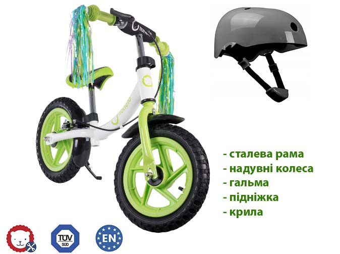 Велобіг Lionelo Ben 12 Lime Польща