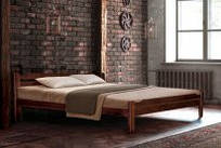 Ліжко Ольга 1,6 м (вільха/каштан)