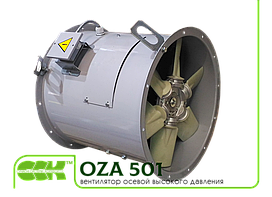 Вентилятор осьовий для припливної протидимної вентиляції OZA-501