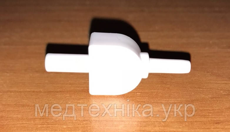 Конектор перехідник пластиковий прямий на автоматичні та напівавтоматичні тонометри