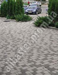 Плитка тротуарна "Старе місто" завод "Золотий мандарин", товщина 40 мм, сірий, фото 1