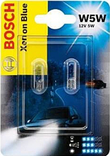 Комплект безцокольных ламп W5W 12V 5W (Xenon Blue) — Bosch - 1987301033