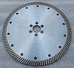 Алмазний сріблястий диск для різання бетону, граніту з отворами під фланець 180x2,4/1,5x10x22,23