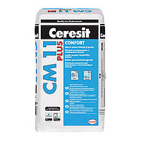 Клеюча суміш для плитки Ceresit CM-11 PLUS Comfort Gres (25кг)