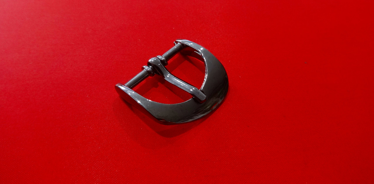 Пряжка застібка 24 мм метал, чорн., фото 1