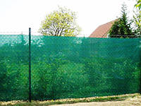 Сітка затінюють для забору: характеристика, опис