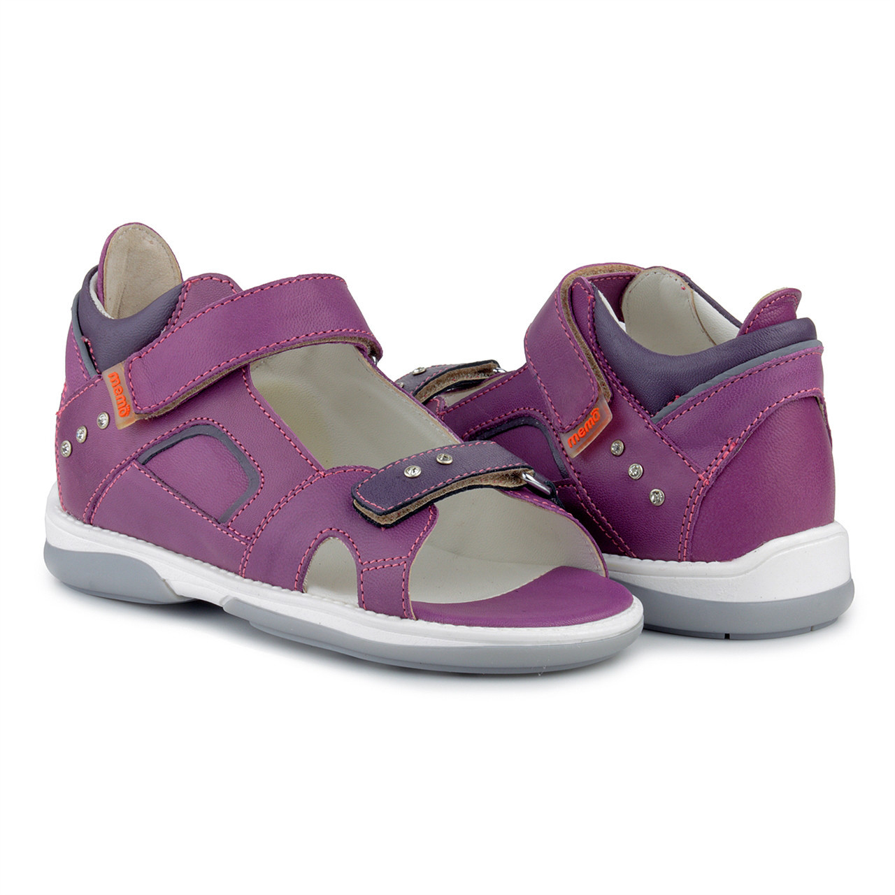 Ортопедичні босоніжки дитячі Memo Capri 3NA Фіолетові, фото 1