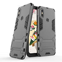 Чохол для Xiaomi Mi A2 / Mi 6X Hybrid Armored Case темно-сірий