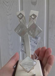 Срібний комплект із перламутром