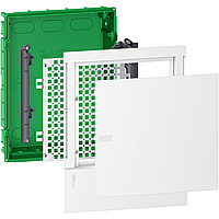 MIP212FU Щит Mini Pragma мультимедійний 2 ряди вбудовані білі двері Schneider Electric