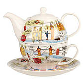 Набір для чаювання Churchill JAMES SADLER London Maps 3 предмета (JSLC00461)