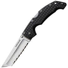 Ніж складаний Cold Steel Voyager Large Tanto Point серейтор (довжина: 235 мм, лезо:102мм), чорний