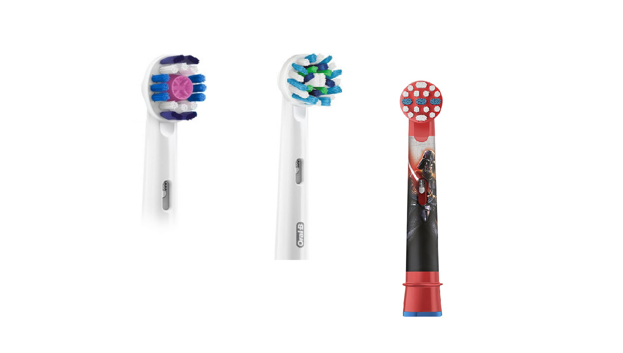 Насадки для зубної щітки ORAL-B 3 шт. (3D-White Cross Action , Дитяча)