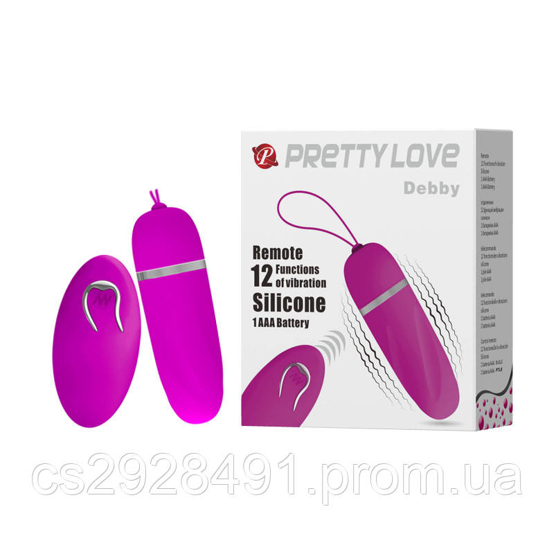 Віброяйце - Pretty Love Debbie Remote Egg Pink