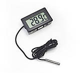 TPM-10 3м Электронный термометр с выносным датчиком на 3 метра -50 +110 черный, фото 3